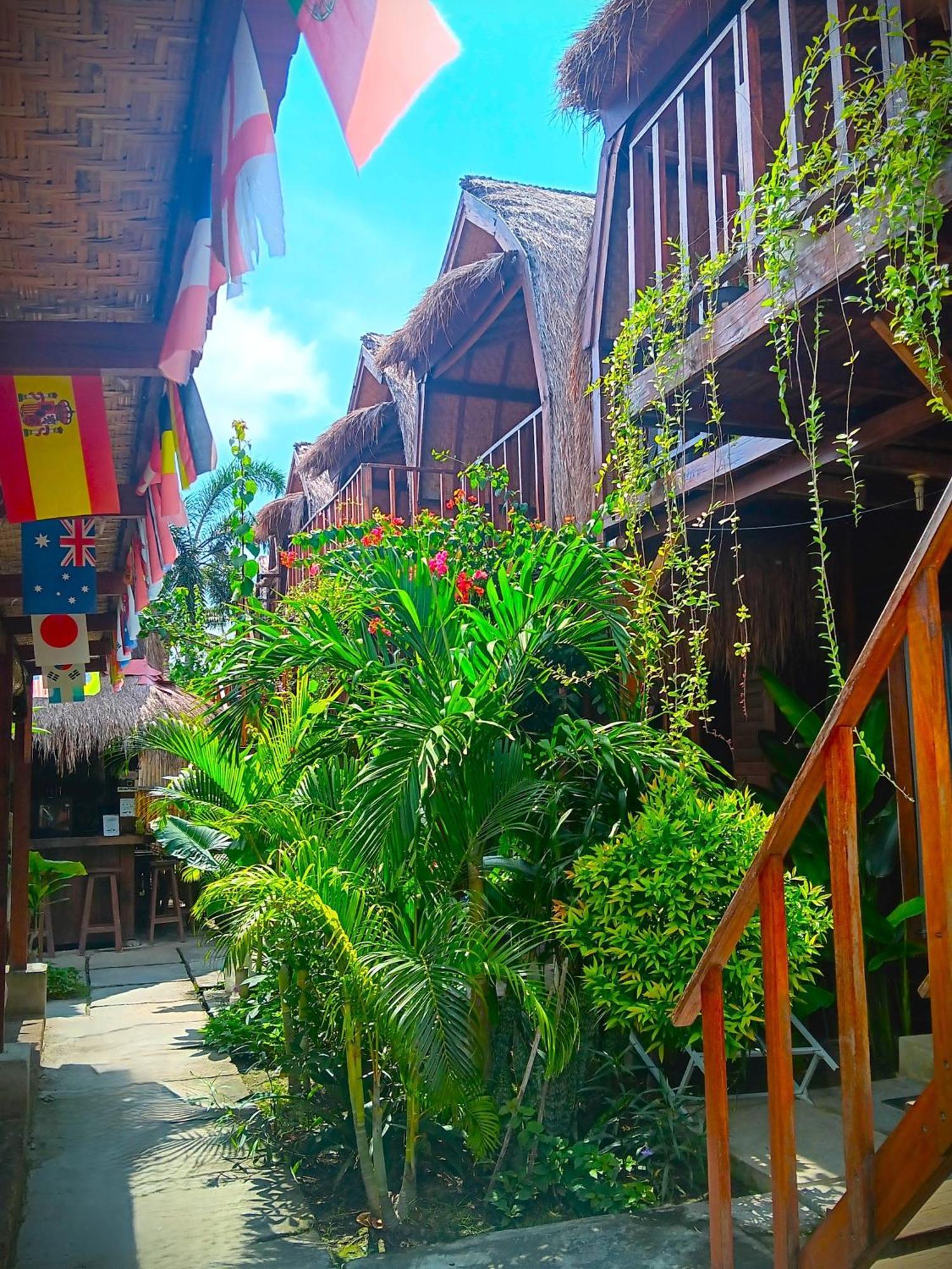 Good Vibes Bungalows Gili Trawangan Exterior foto